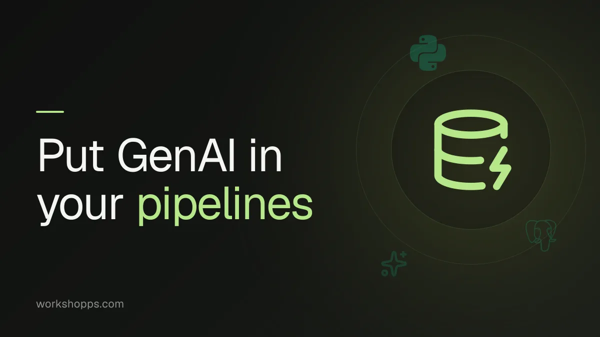 GenAI Coach Program for Data Engineering